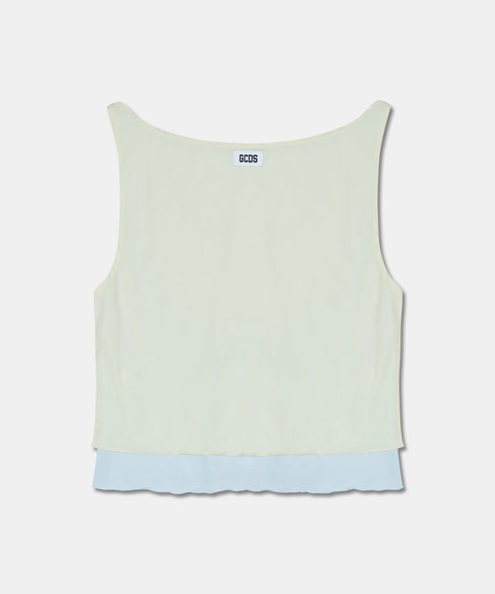 TULLE TANK TOP