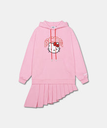 HELLO KITTY LOUNGE LOGO HOODIE MINI DRESS