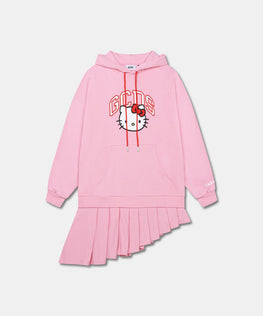HELLO KITTY LOUNGE LOGO HOODIE MINI DRESS