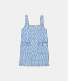 MONOGRAM DENIM POCKETS DRESS