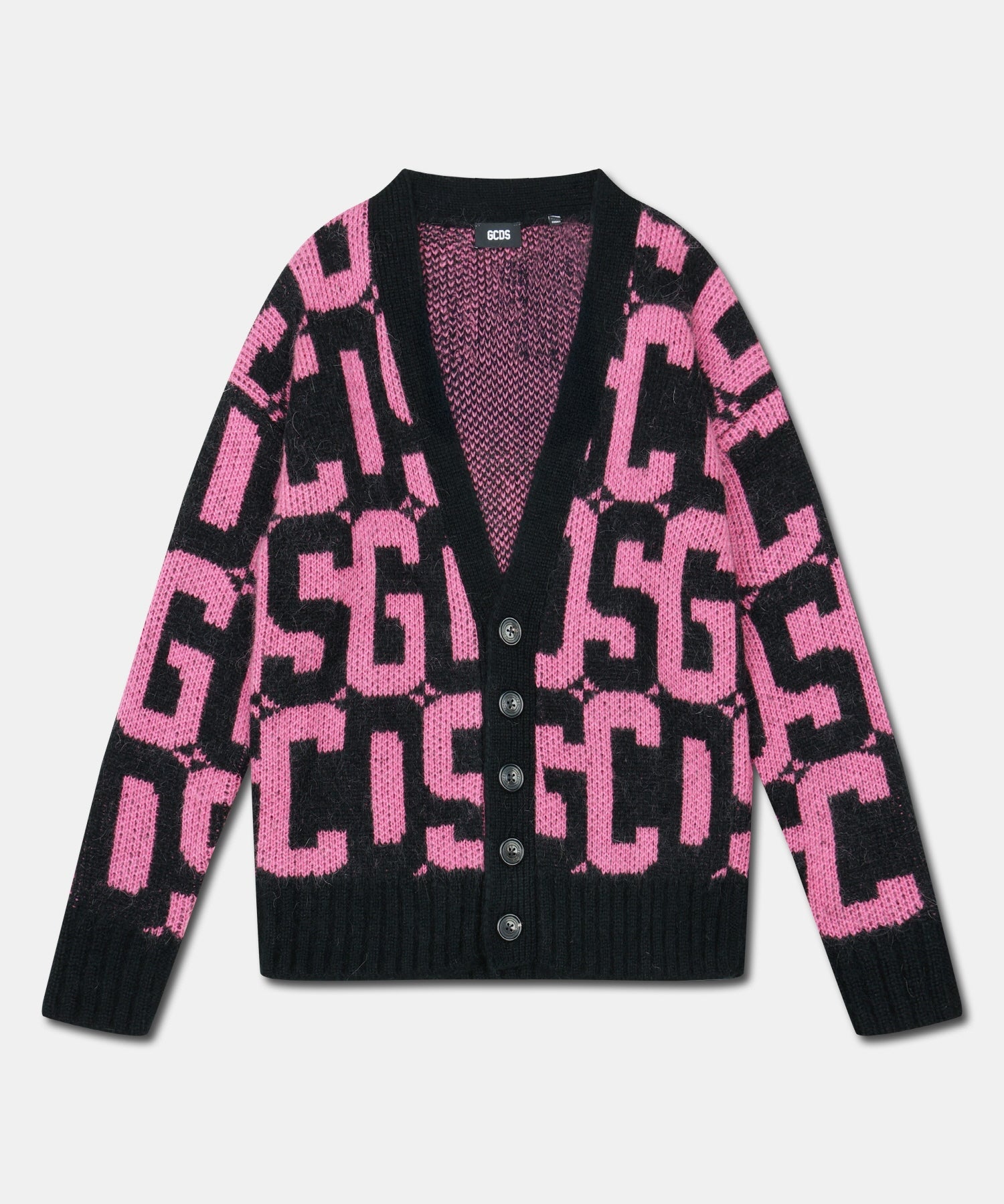MONOGRAM BUTTONED CARDIGAN