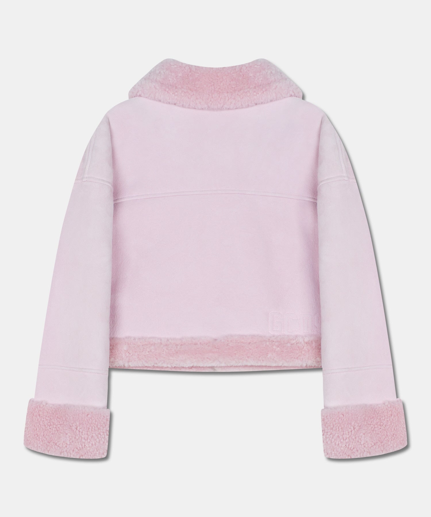 CROP SHEARLING JACKET