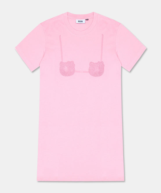 HELLO KITTY PRINTED BRA TEE DRESS