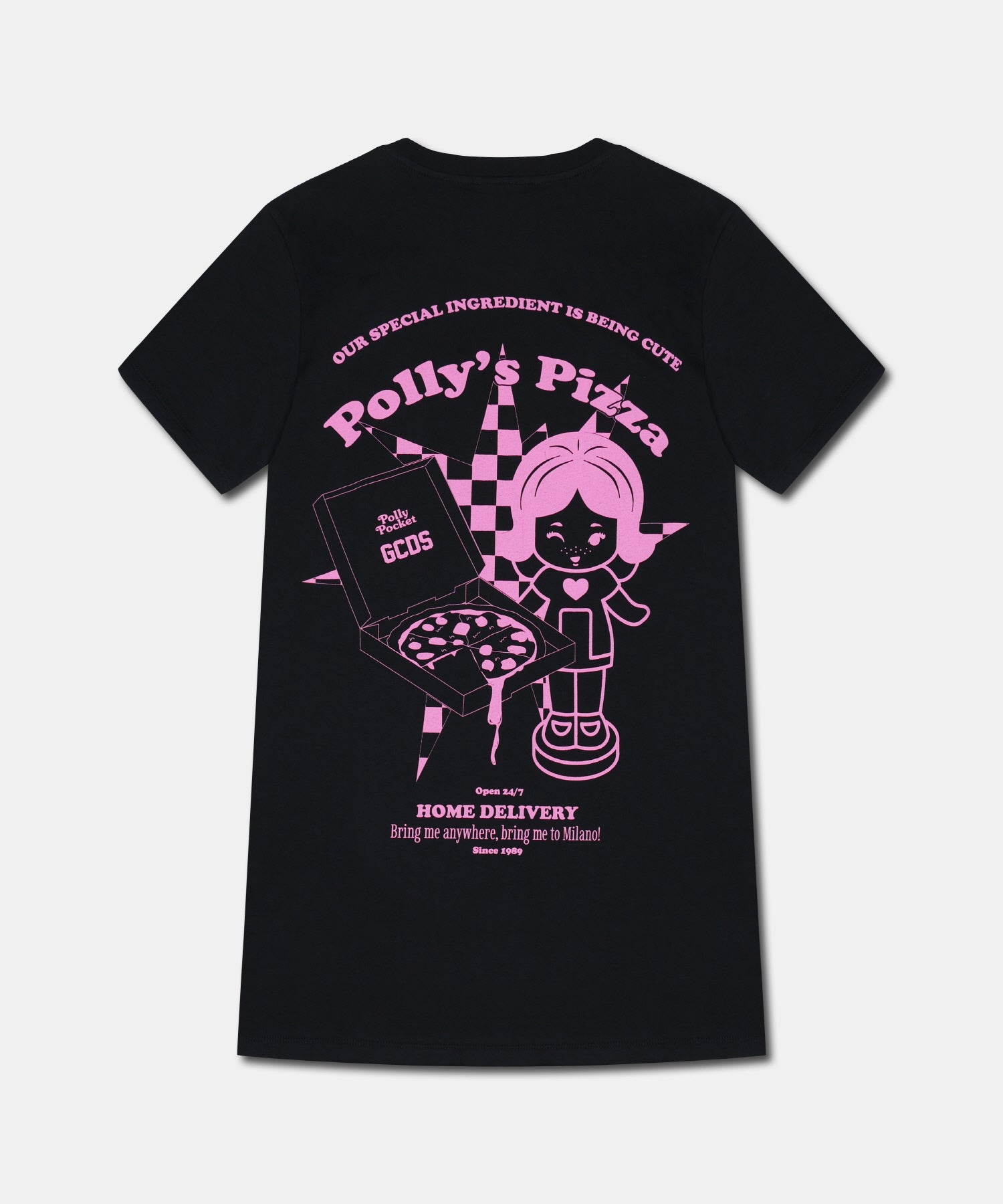 POLLY POCKET  PIZZA TEE DRESS