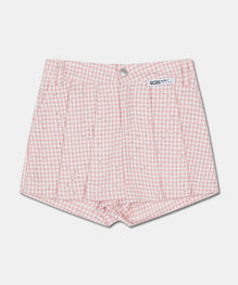 TWEED PLEATED MINI SKIRT