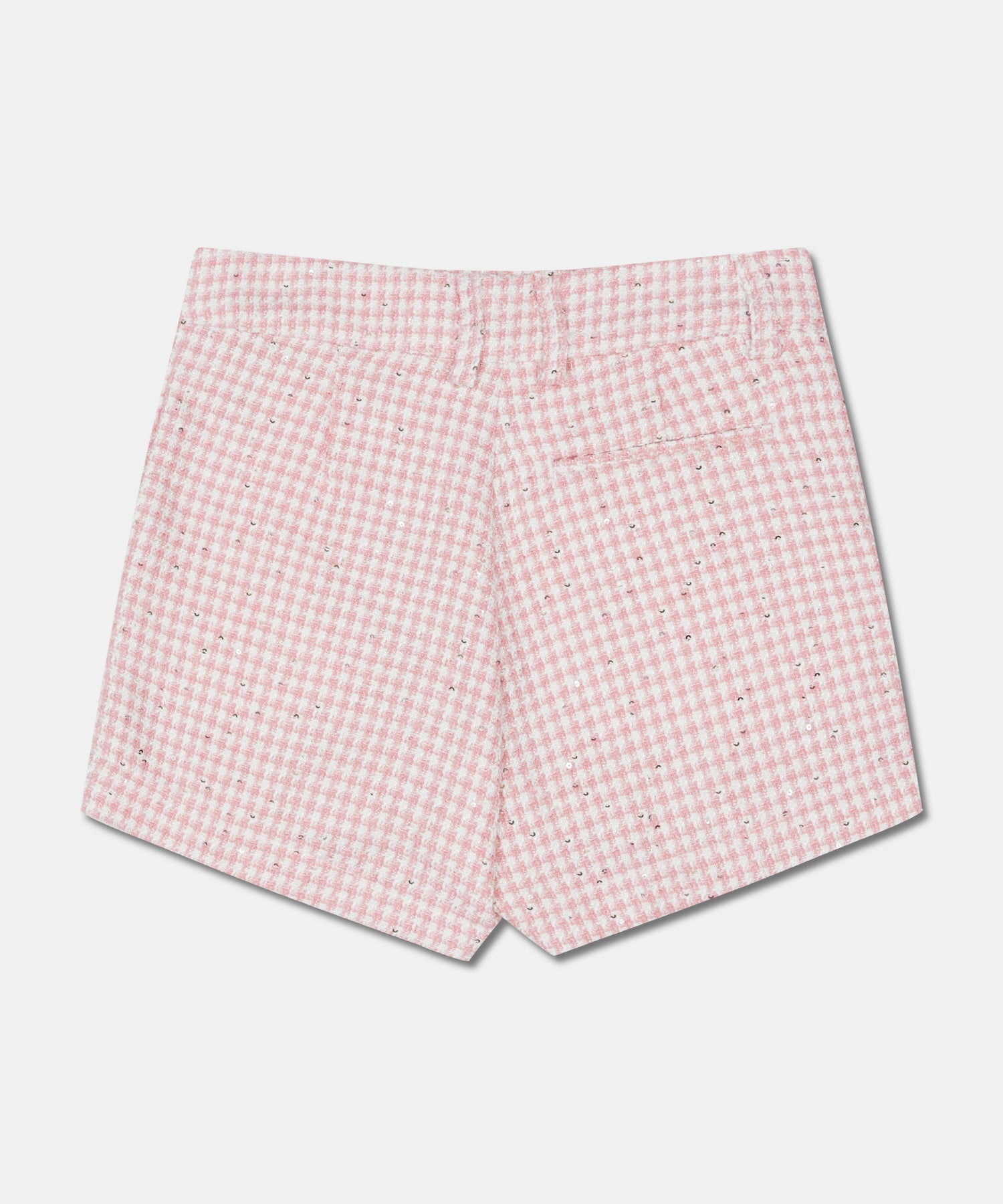TWEED PLEATED MINI SKIRT
