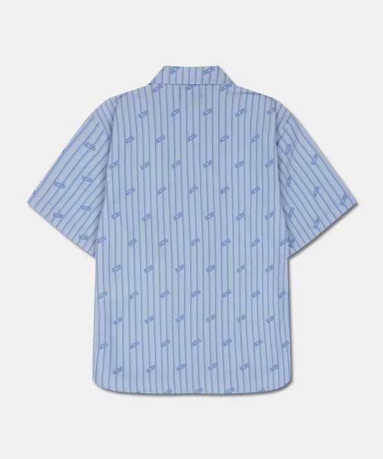 PINSTRIPE BOWLING SHIRT