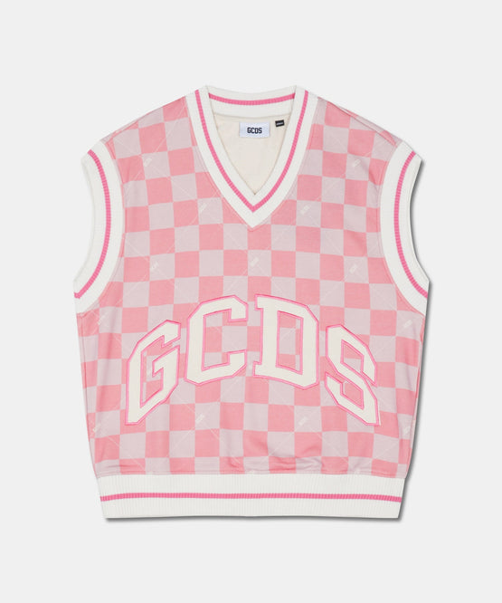 LOUNGE LOGO CHECK GILET