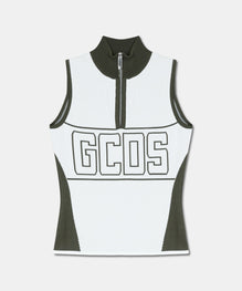 BAND LOGO HALF ZIP TOP