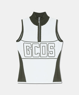 BAND LOGO HALF ZIP TOP