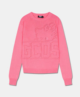 HELLO KITTY CROP CREWNECK