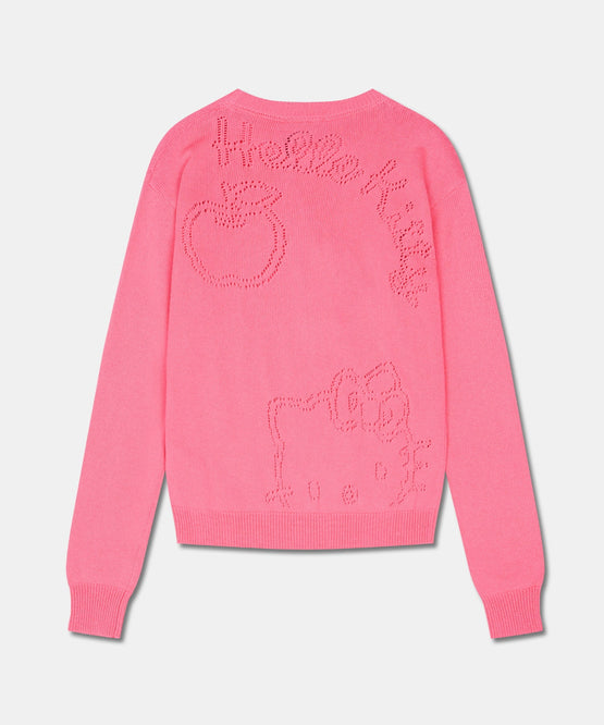 HELLO KITTY CROP CREWNECK