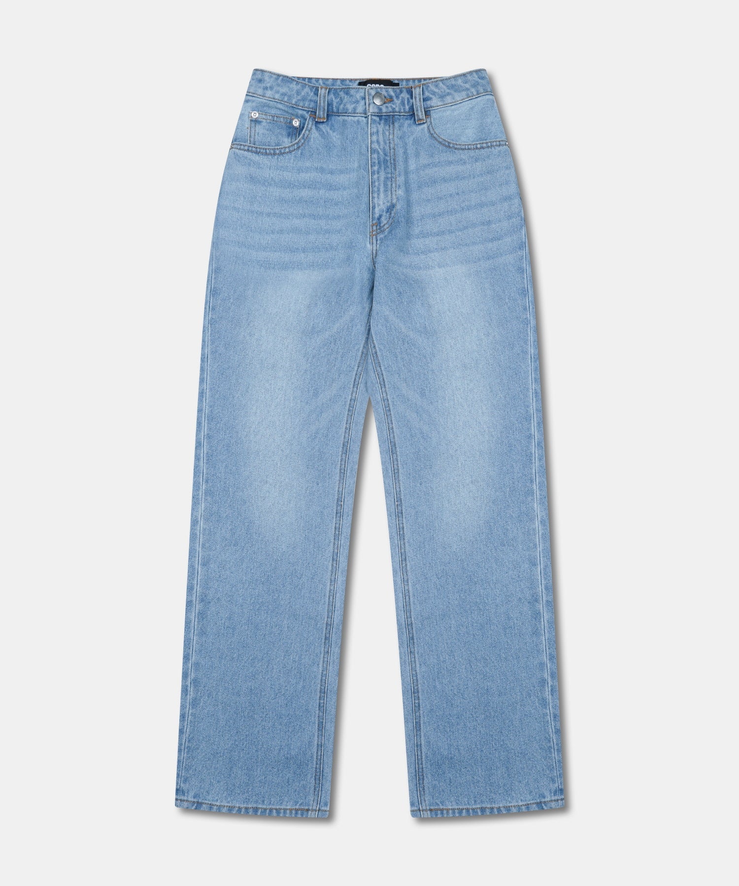 DENIM STRAIGHT TROUSERS