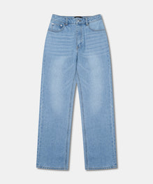 DENIM STRAIGHT TROUSERS