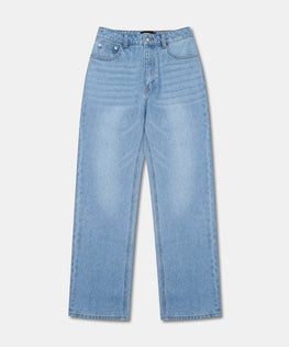 DENIM STRAIGHT TROUSERS