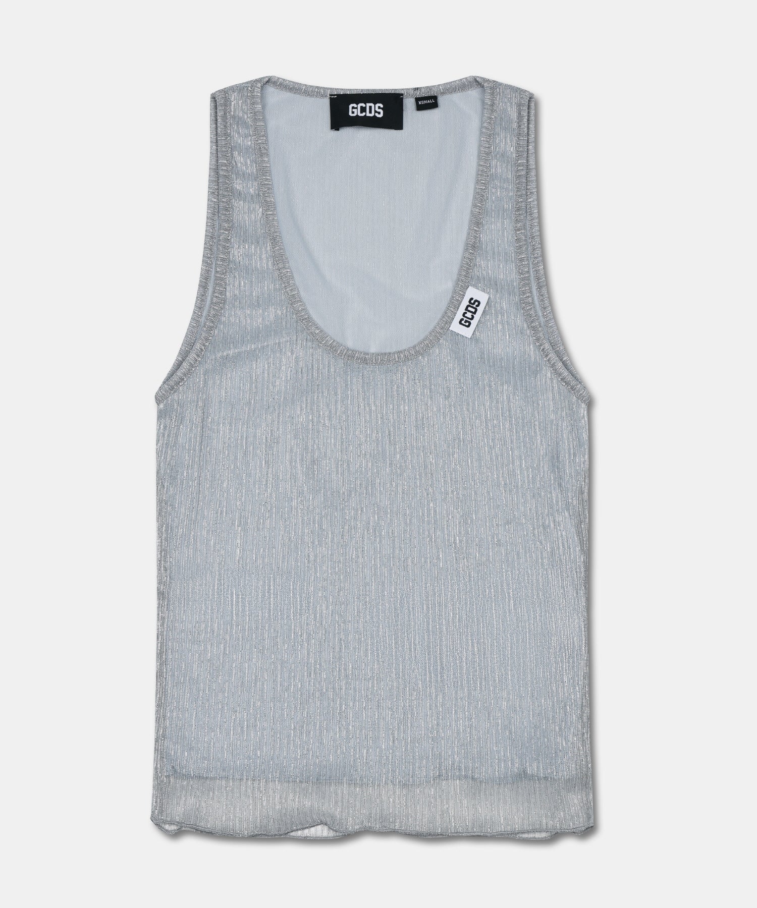 ROUCHES KNIT TANK TOP