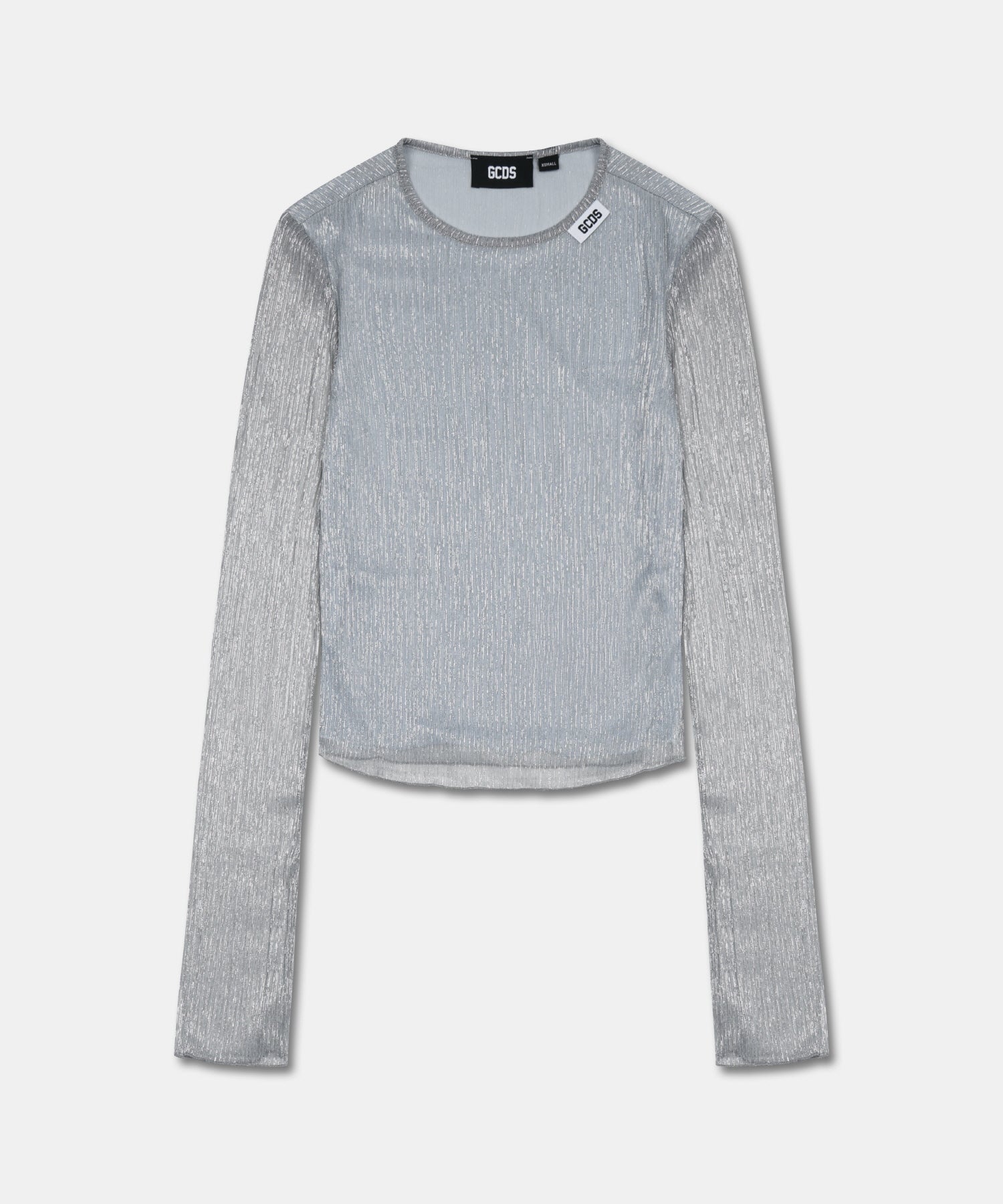ROUCHES KNIT LONG SLEEVES TOP