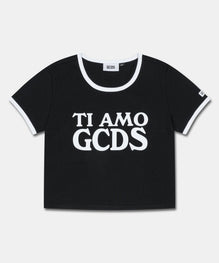 TI AMO GCDS CROP T-SHIRT