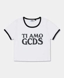 TI AMO GCDS CROP T-SHIRT