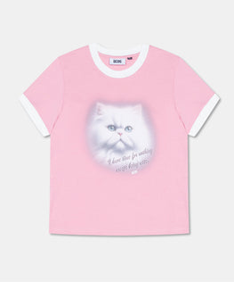 CAT BOXY T-SHIRT