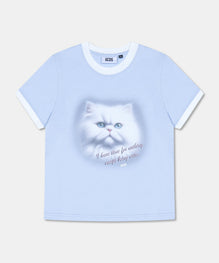 CAT BOXY T-SHIRT