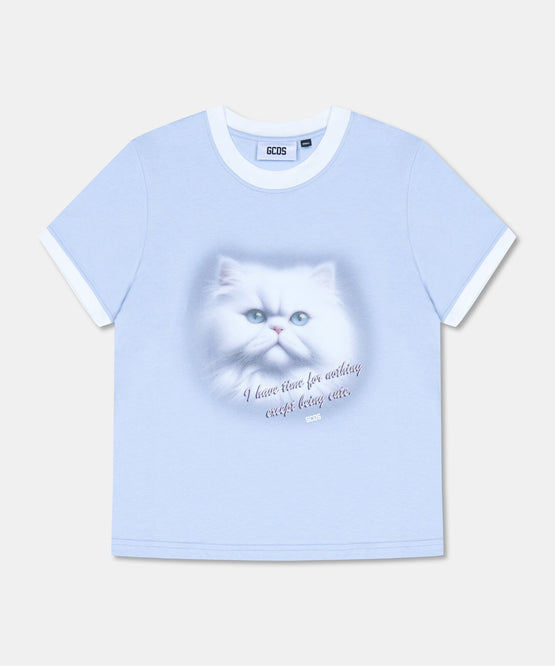 CAT BOXY T-SHIRT