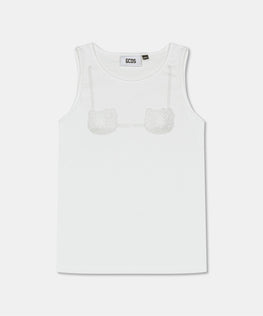 HELLO KITTY PRINTED BRA TOP