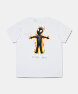 WIRDO FLAMES OVERSIZE T-SHIRT