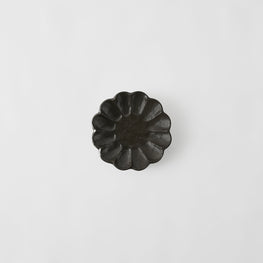 링카 블랙 접시 15.5