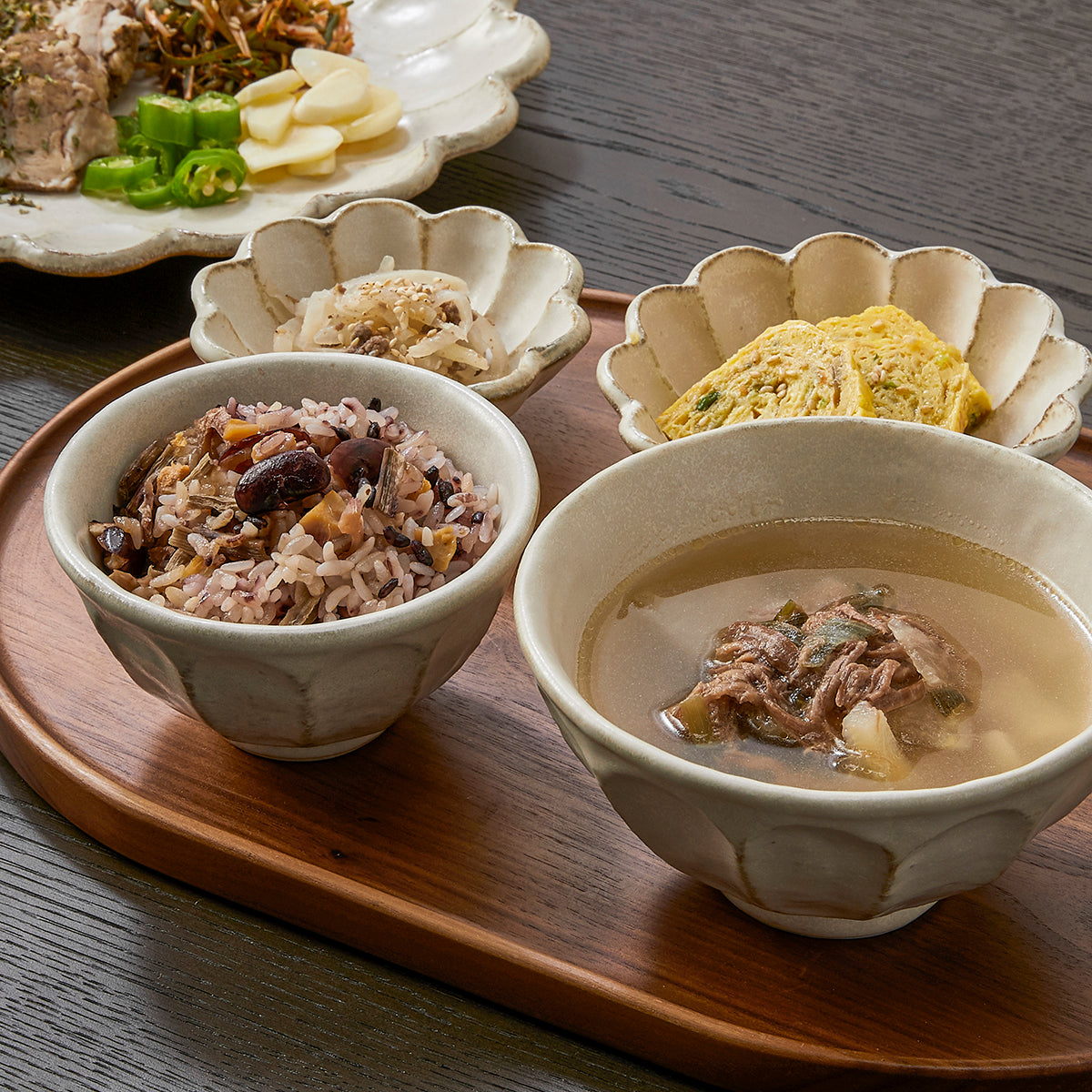 링카 화이트 딥보울 소 (밥공기)