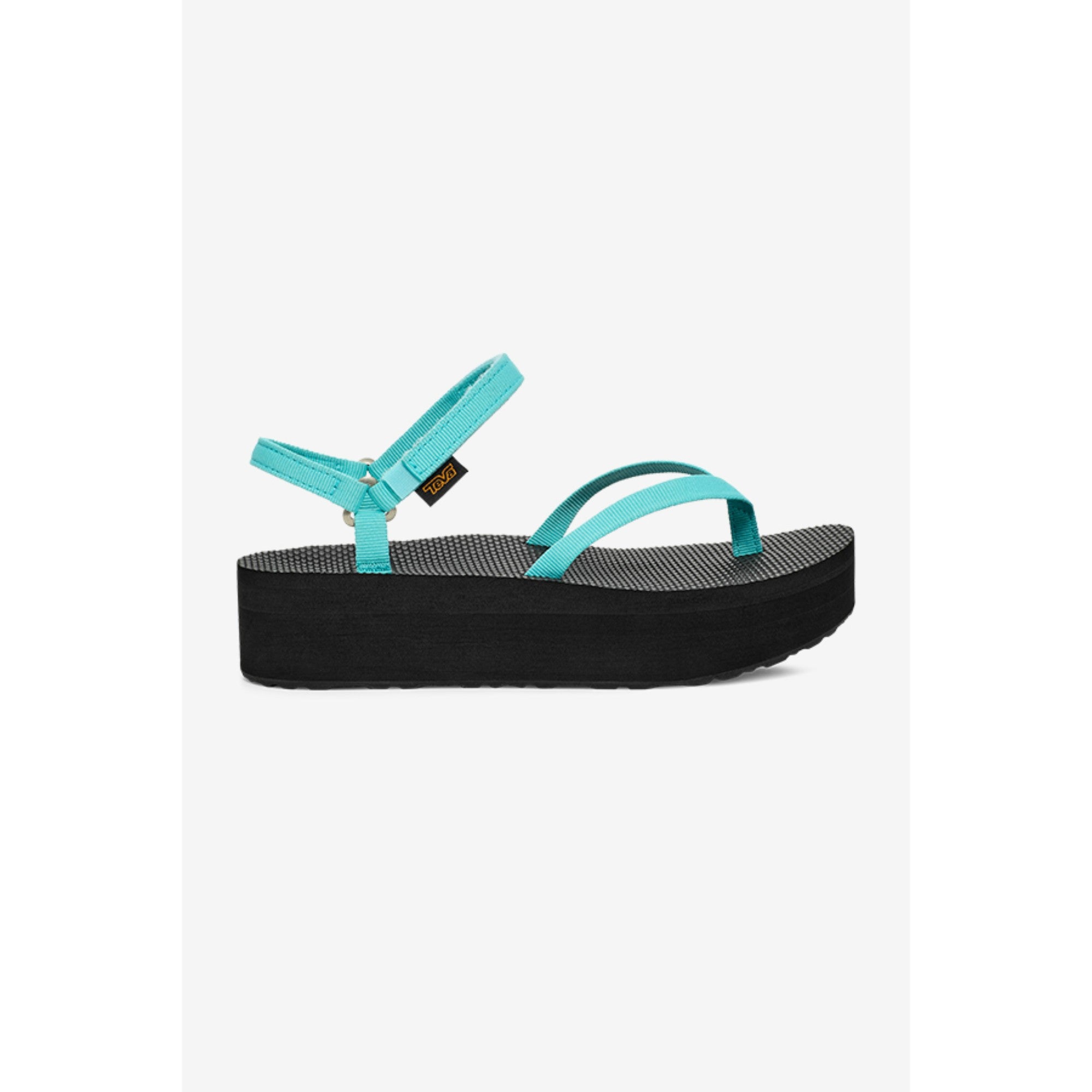 플랫폼 샌들 슬림 (BRIGHT TEAL/BLACK)